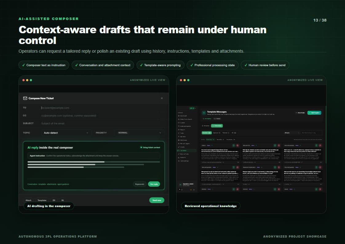 AI-assisted replies
