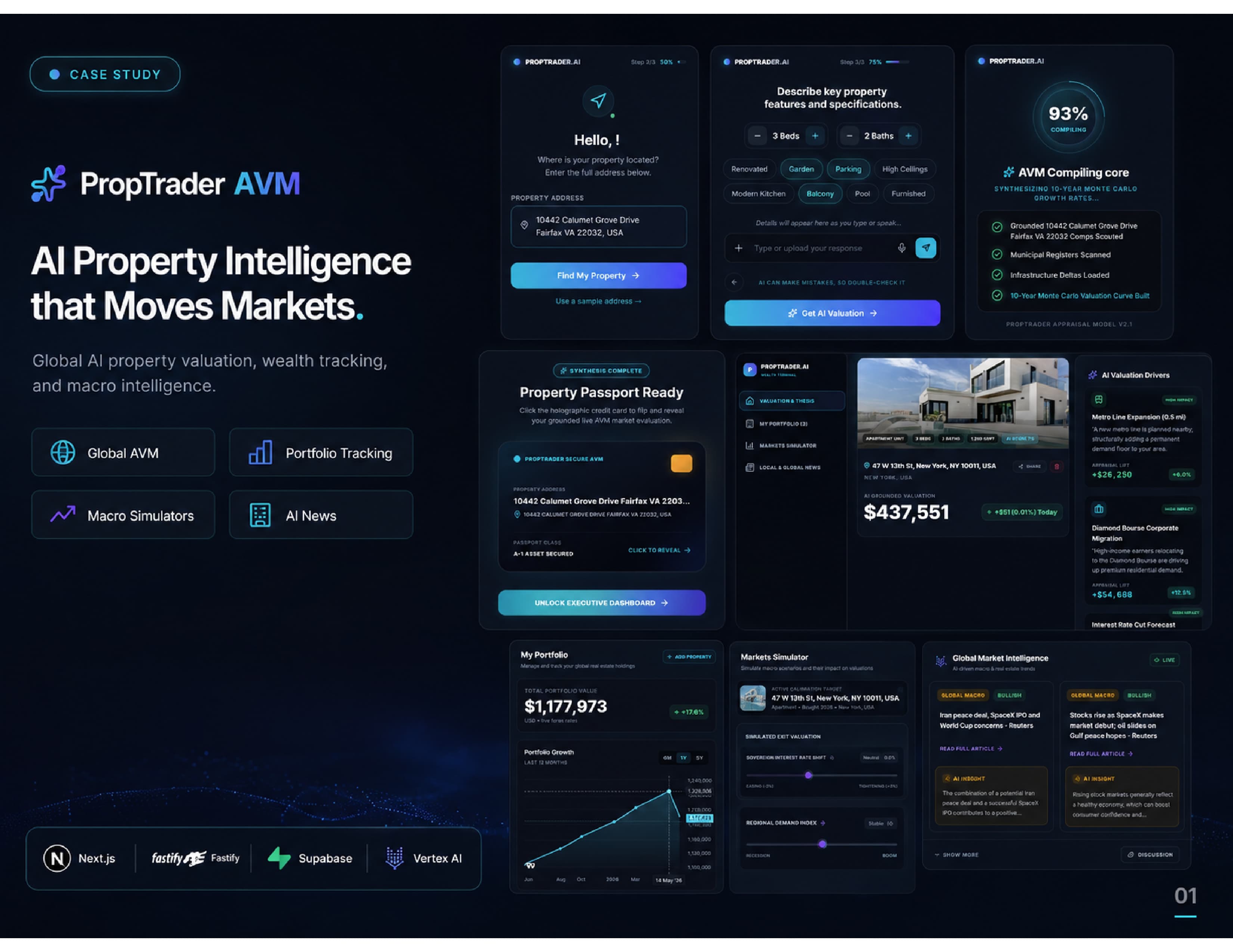 PropTrader AVM | AI Property Intelligence Platform screenshot 1